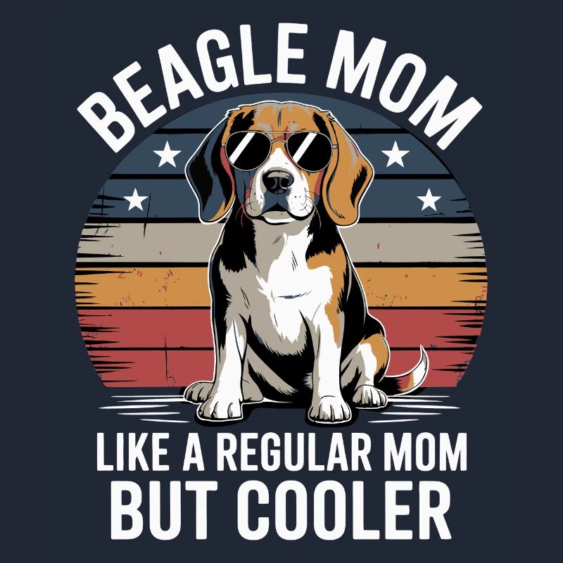 Beagle-Mutter Wie Eine Normale Mutter, Aber Cooler