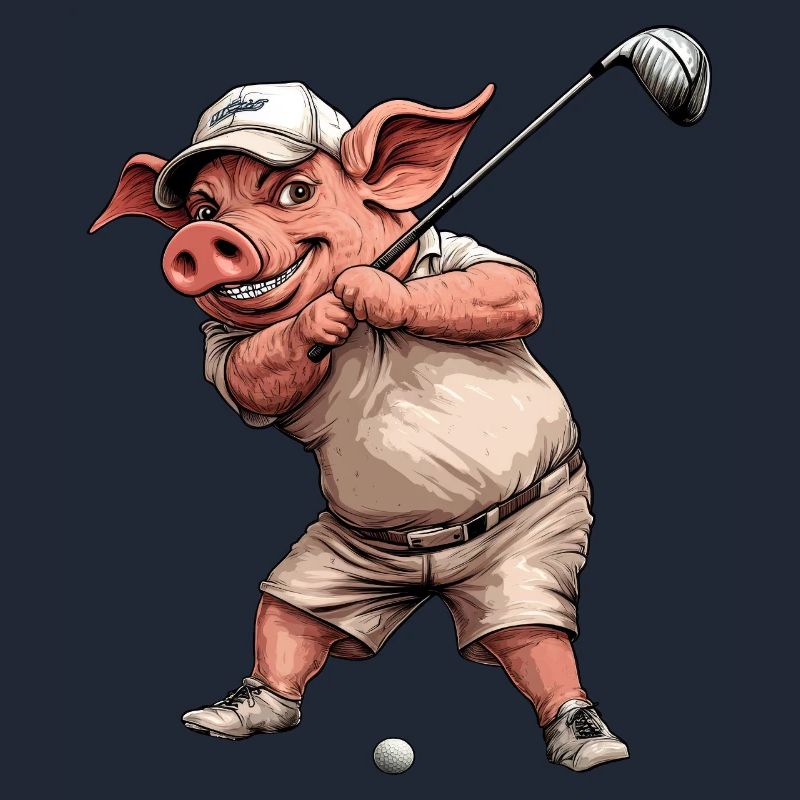 Cochon de golf