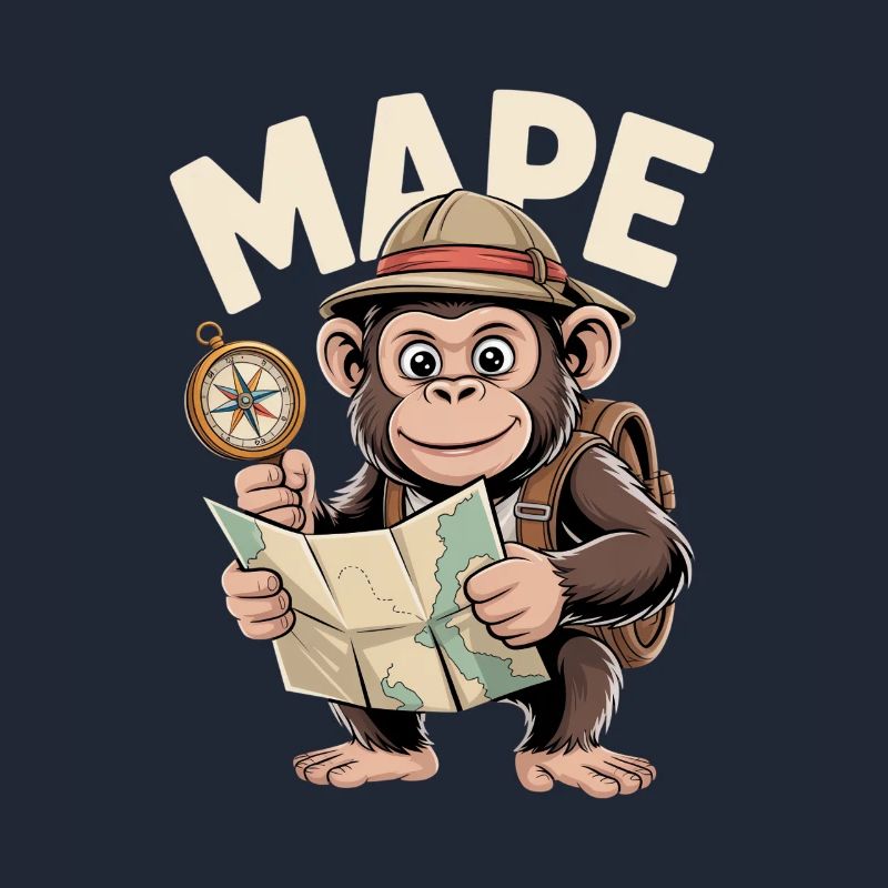 MAPE Monkey with Map and Compass Adventure