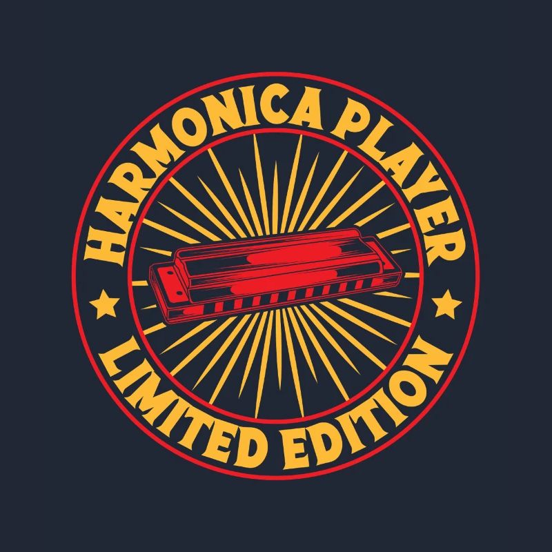 Funny Harmonica Player LImited Edition Harmonica
