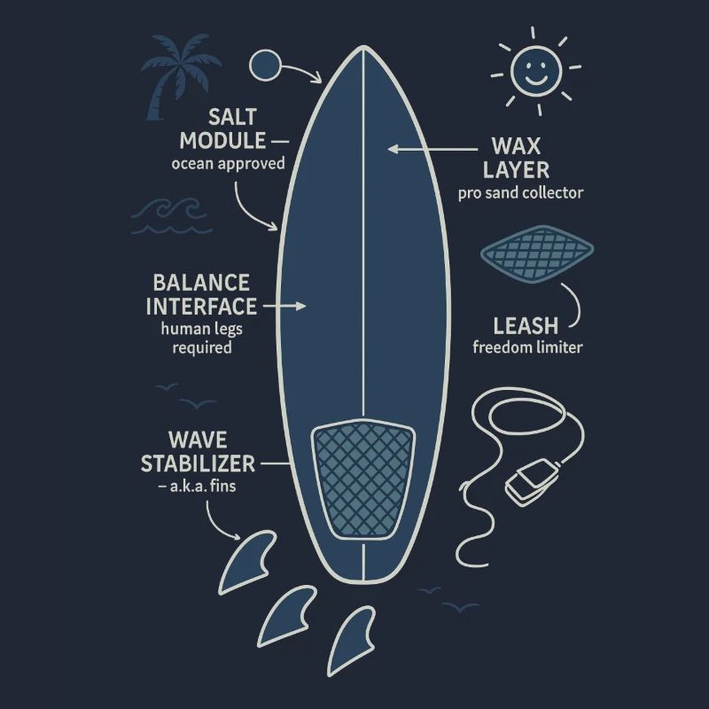 Plan de planche de surf