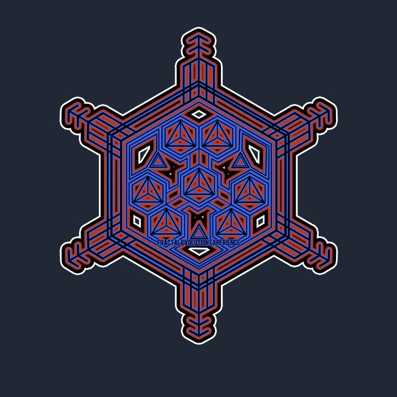 Fraktal Evolution Experience Stern Hexagon Muster