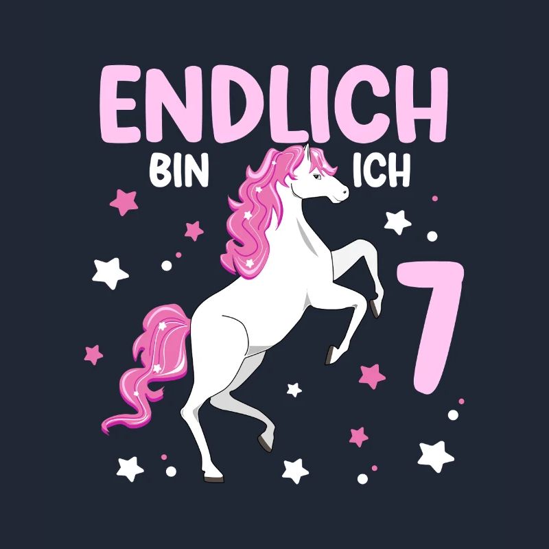 7 Jahre alt Pferd Endlich Bin Ich 7 Mädchen 7.