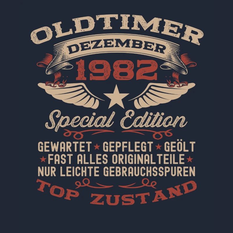 43. Geburtstag Geschenk Oldtimer Dezember 1982