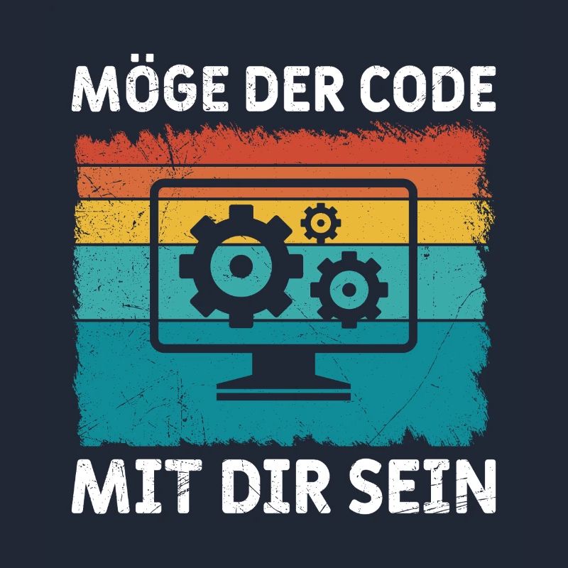 Ordinateur geek, QUE LE CODE SOIT AVEC TOI, DRÔLE