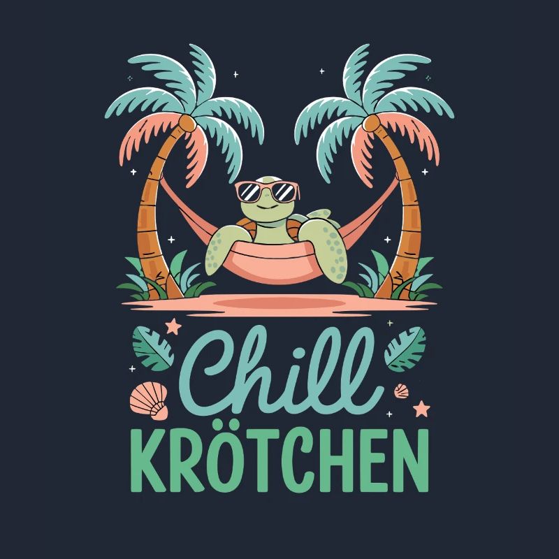 Chill Toad Cool Turtle In Hammock