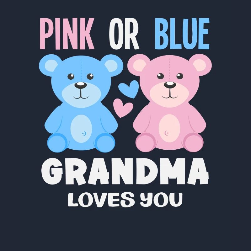 Pink Oder Blau Oma Liebt Dich