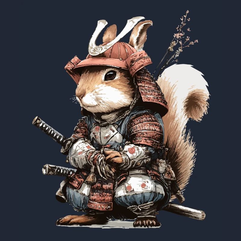 Squirrel Samurai in Armor