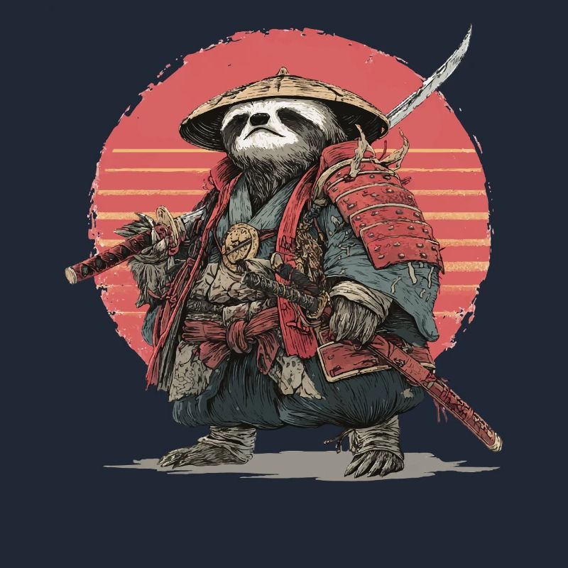 Sloth Samurai in Red Sunset Armor