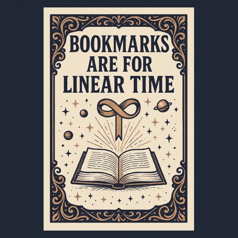 Linear Time Bookmarks | Sci-Fi Book
