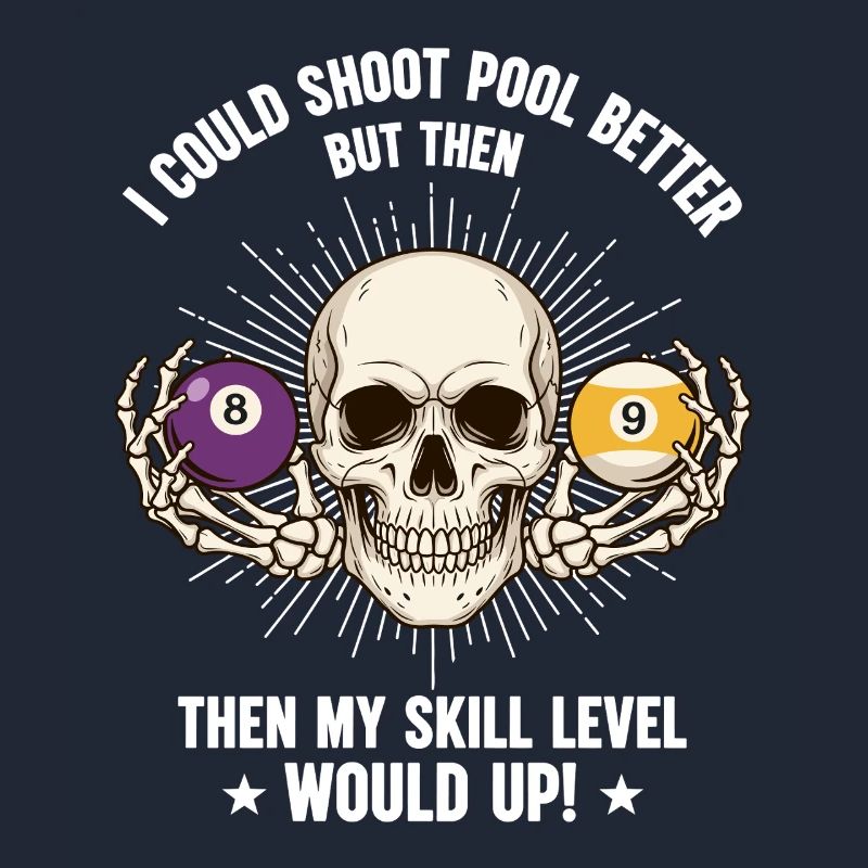 Table de billard de billard Billard Billard Spool Skull
