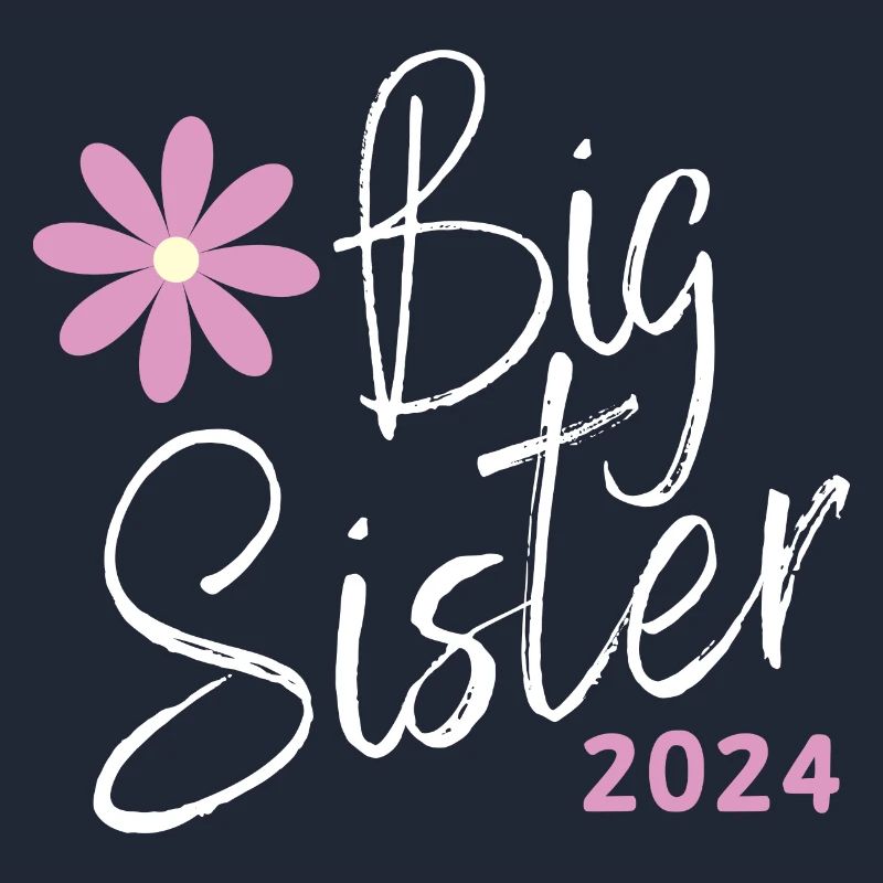 Ich werde große Schwester 2024 Herz Loading Süß