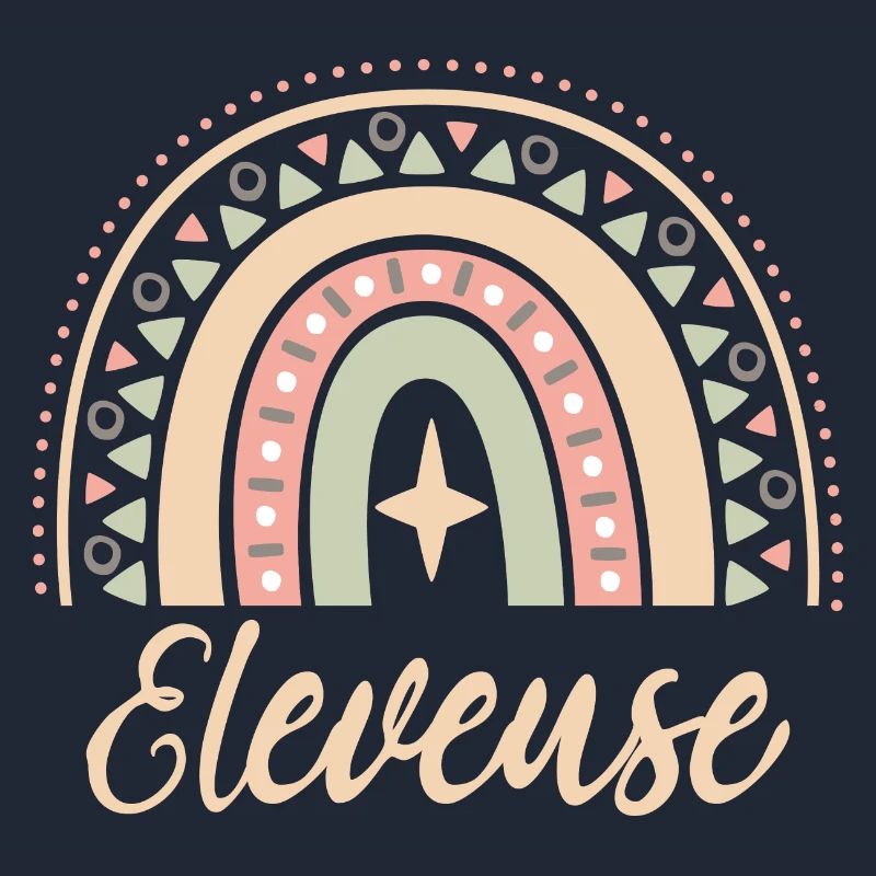 Cadeau Eleveuse. Boho Rainbow éleveuse. Éleveuse.