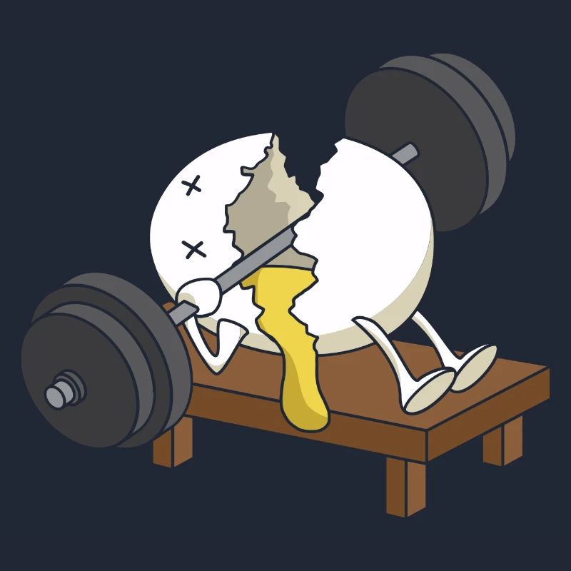 Zerquetschte Eier heben Workout