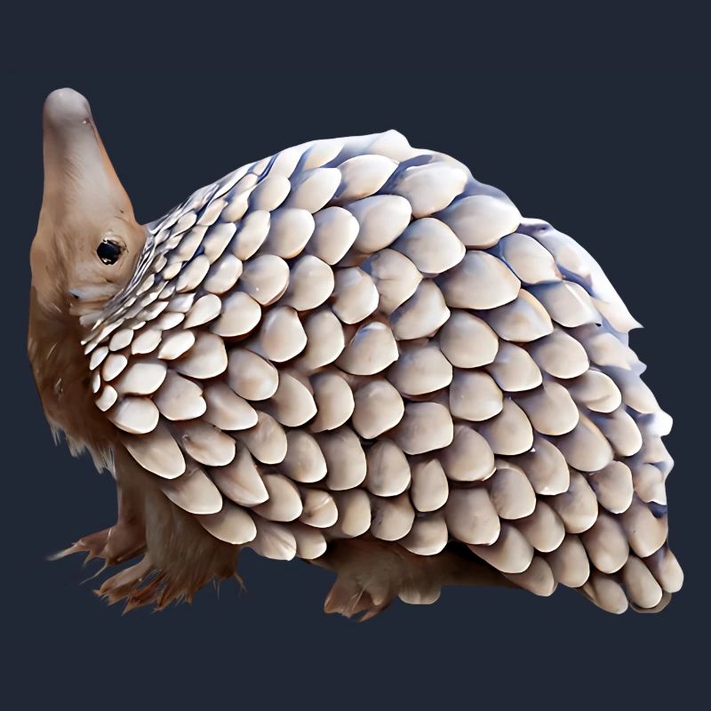 Conception de pangolin mignon