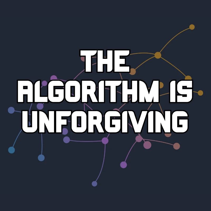 L’algorithme est impitoyable nœuds de réseau drôle