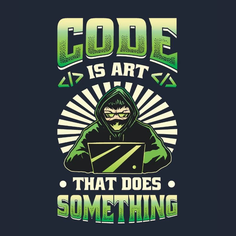 Code Ist Eine Kunst, Die Etwas Tut Programmierung