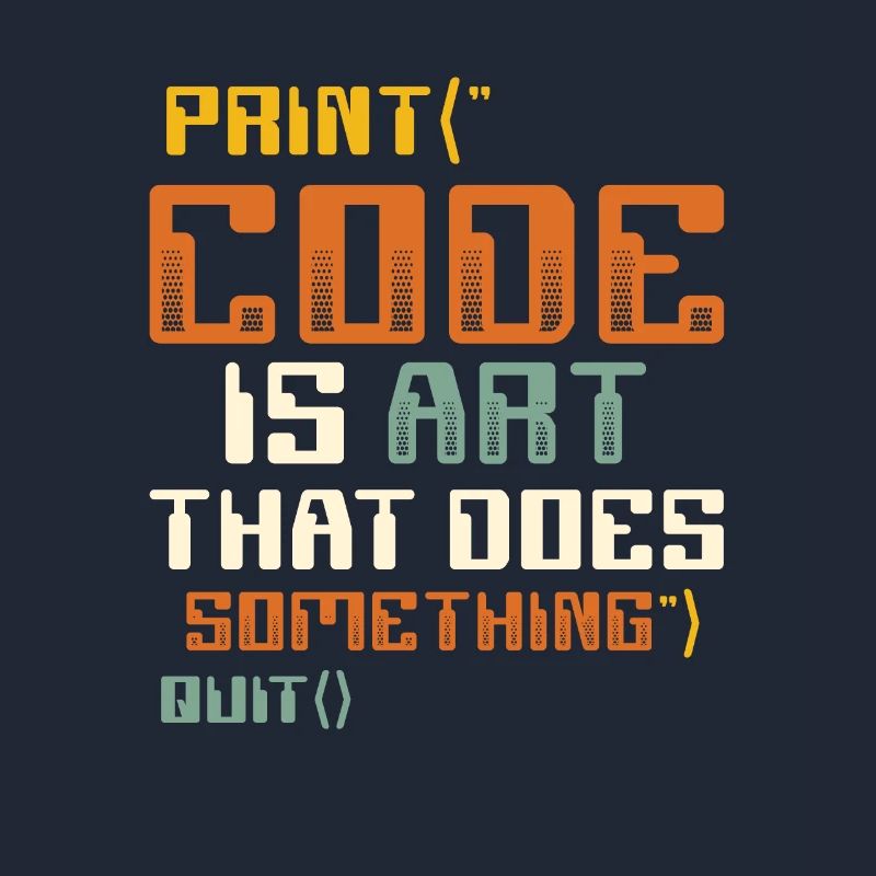 Code Ist Eine Kunst, Die Etwas Tut, Programmierung