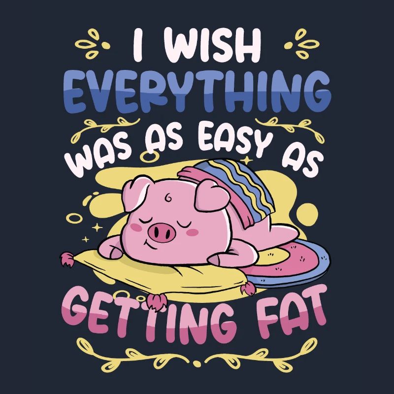 Self-irony overweight in fat