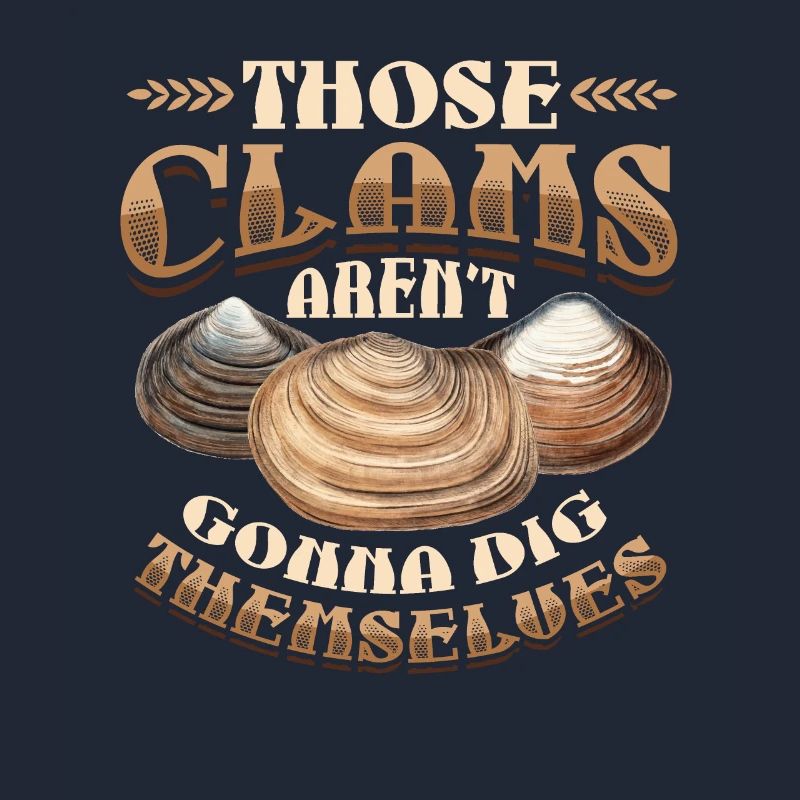 These shells do not dig themselves out