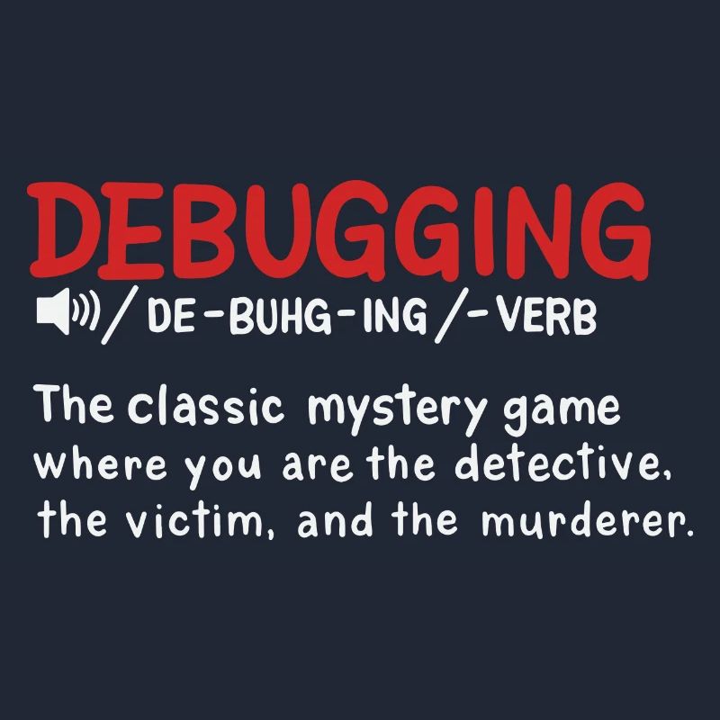 Debugging-Wörterbuch im Stil der Definition