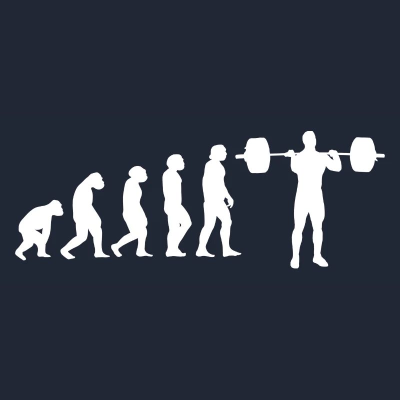 Evolution Gewichtheber