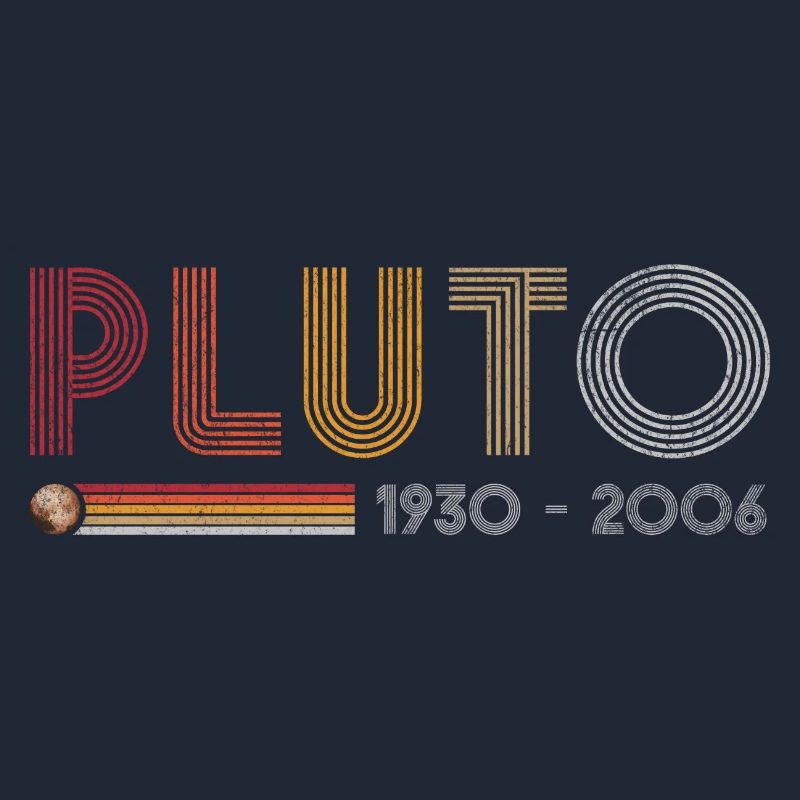 Pluto Never Forget Science and Astronomy Retro