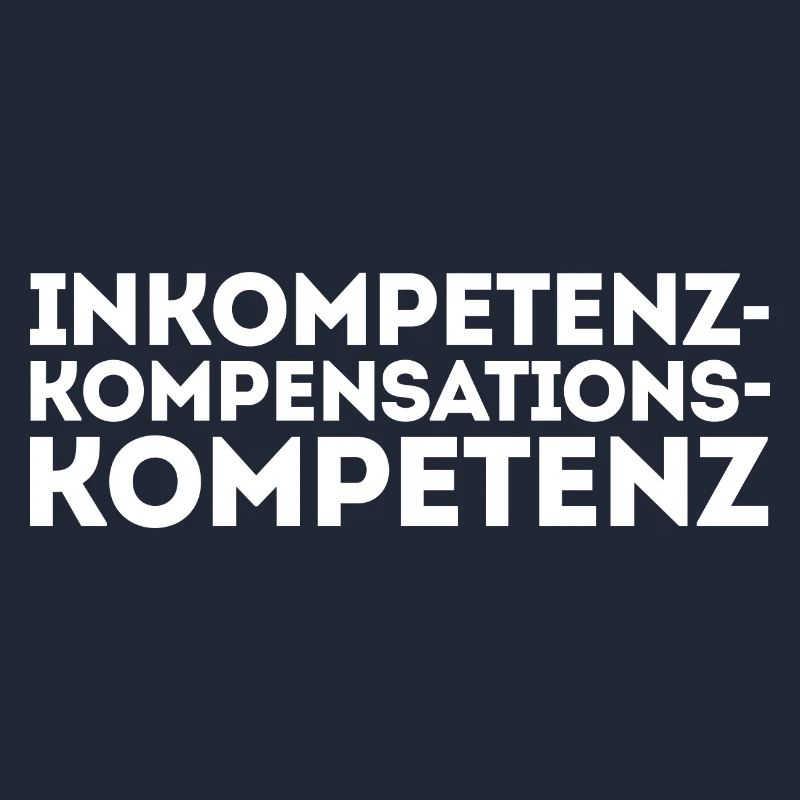 Inkompetenz Kompensation Kompetenz Spruch Witzig