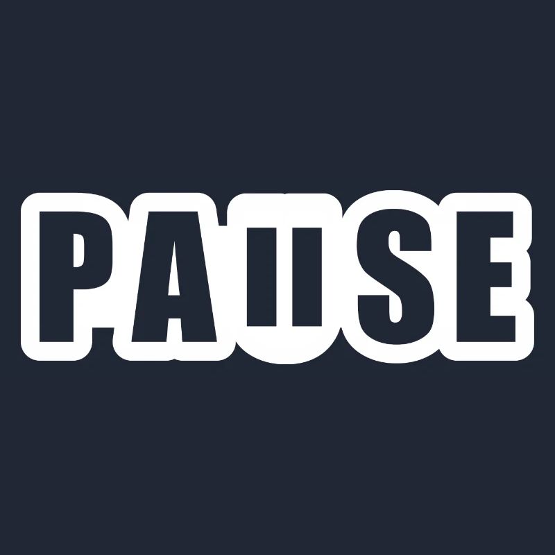 Bouton pause-pause-pause