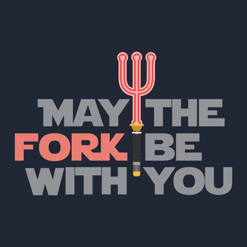 Developer May the Fork Be With You Geschenkidee
