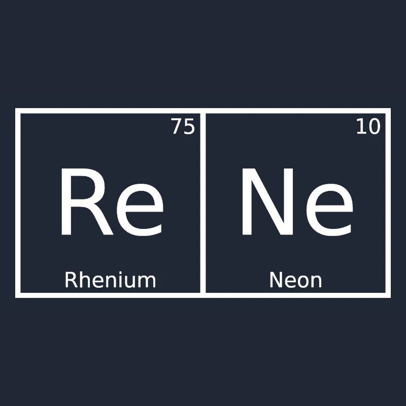 Rene Name First Name Chemistry Periodic Table Elements