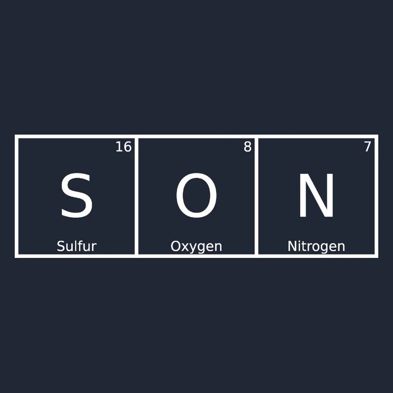 Son Name First Name Chemistry Periodic Table Elements