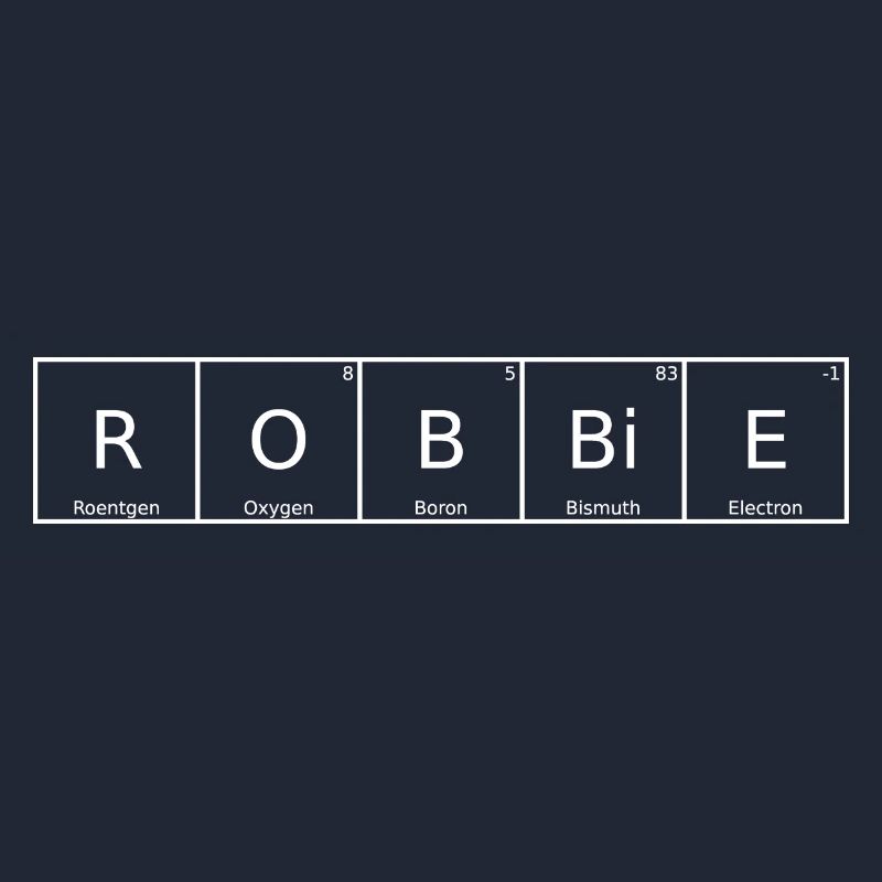Robbie Name First Name Chemistry Periodic Table Elements