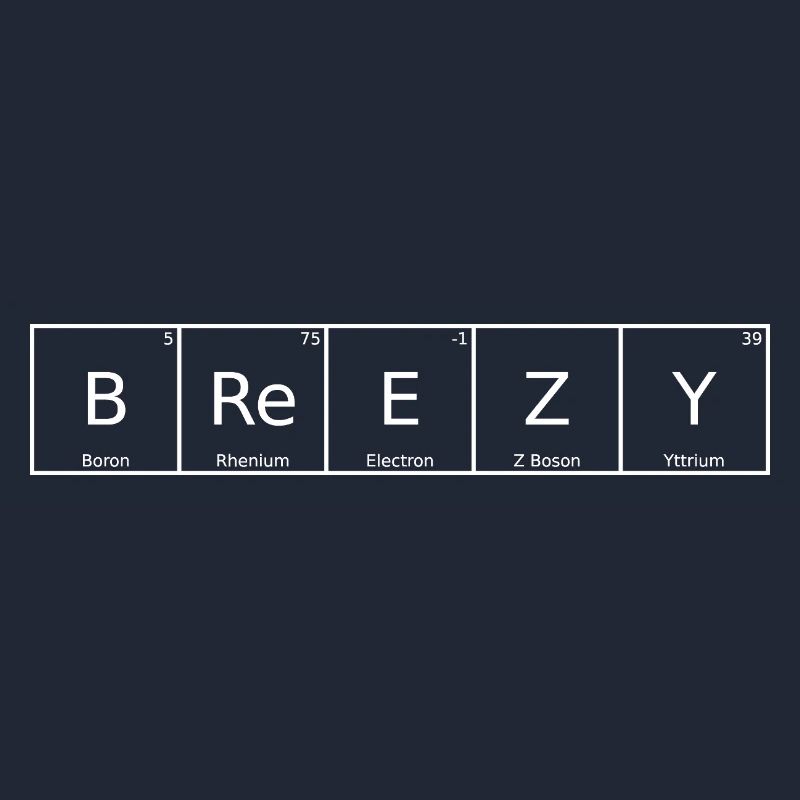Breezy Name First Name Chemistry Periodic Table Elements