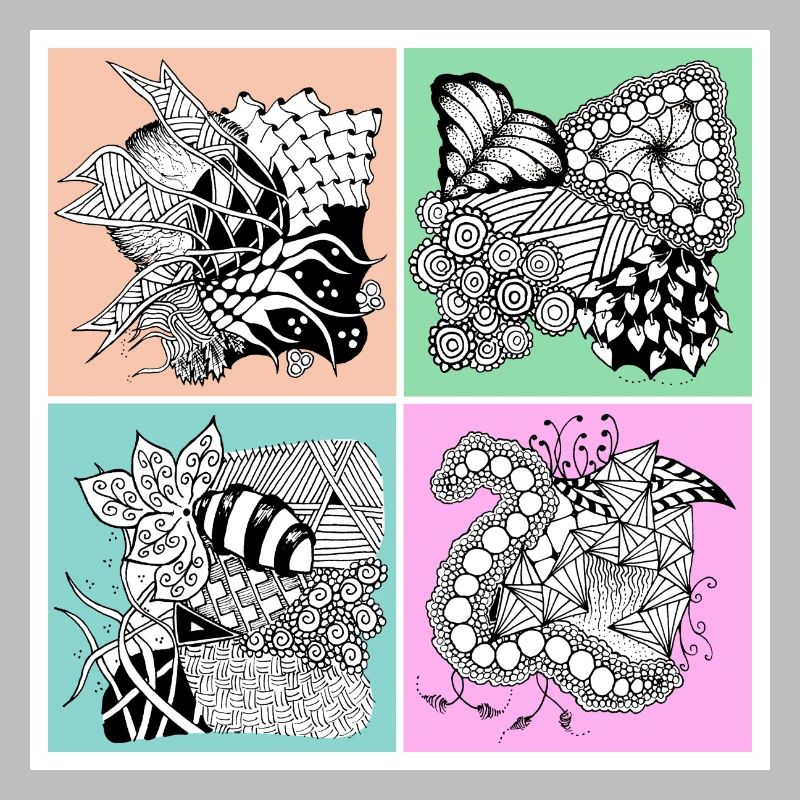 Zentangle-Muster patterncontest