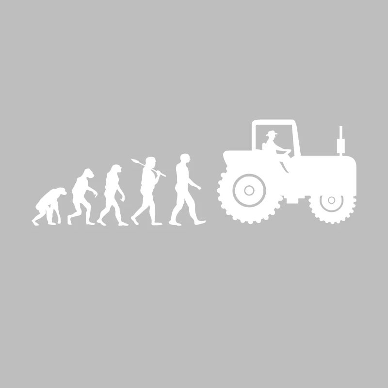 Traktor Landwirtschaft Evolution Geschenk