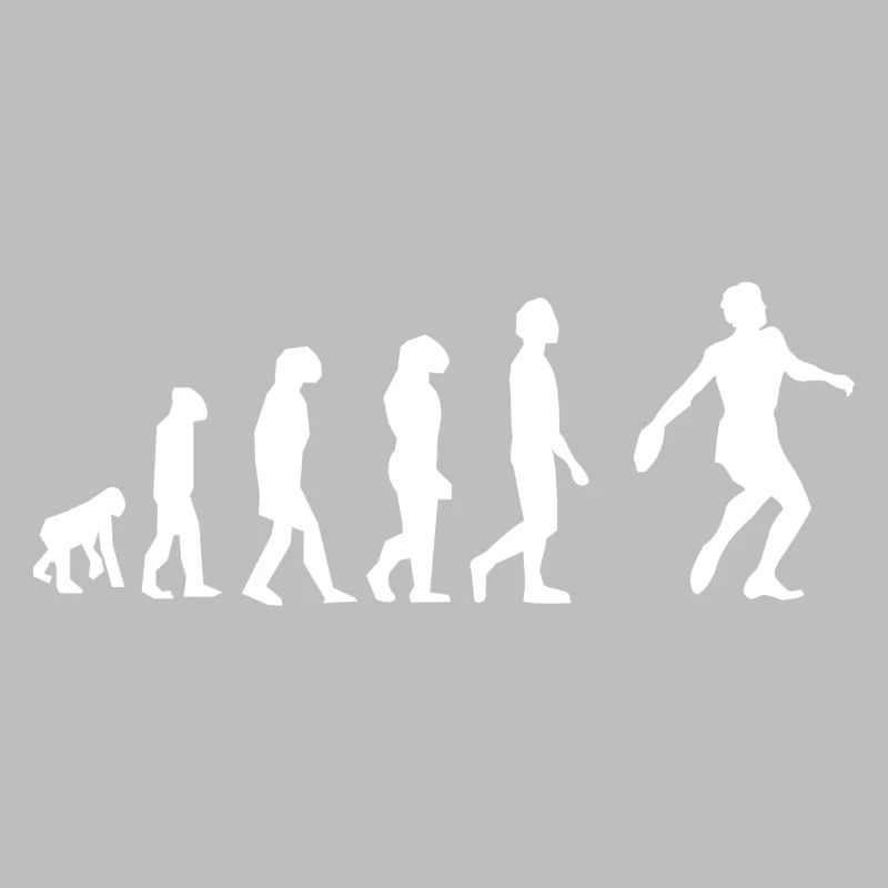 Diskuswurf-Evolution