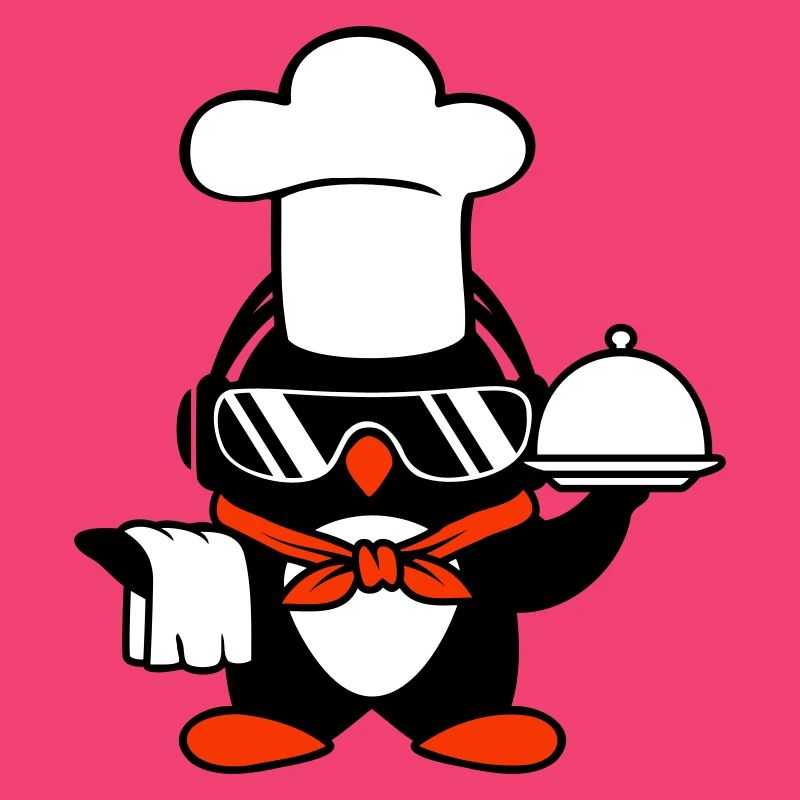 Penguin Chef Chef Chef Hat Lunettes de soleil de cuisson