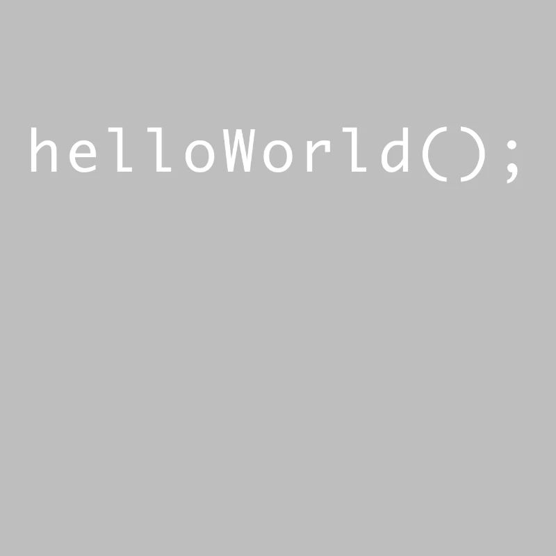 HelloWorld Program Code Coding Informatik