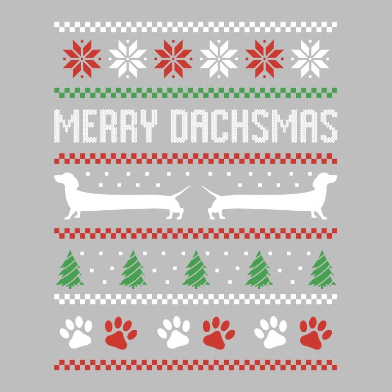 Teckel Saucisse Chien Pull de Noël moche