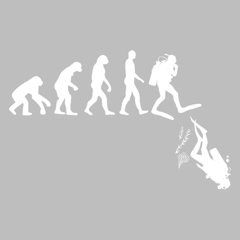 Tauchen Evolution Diver Humor Tauchen