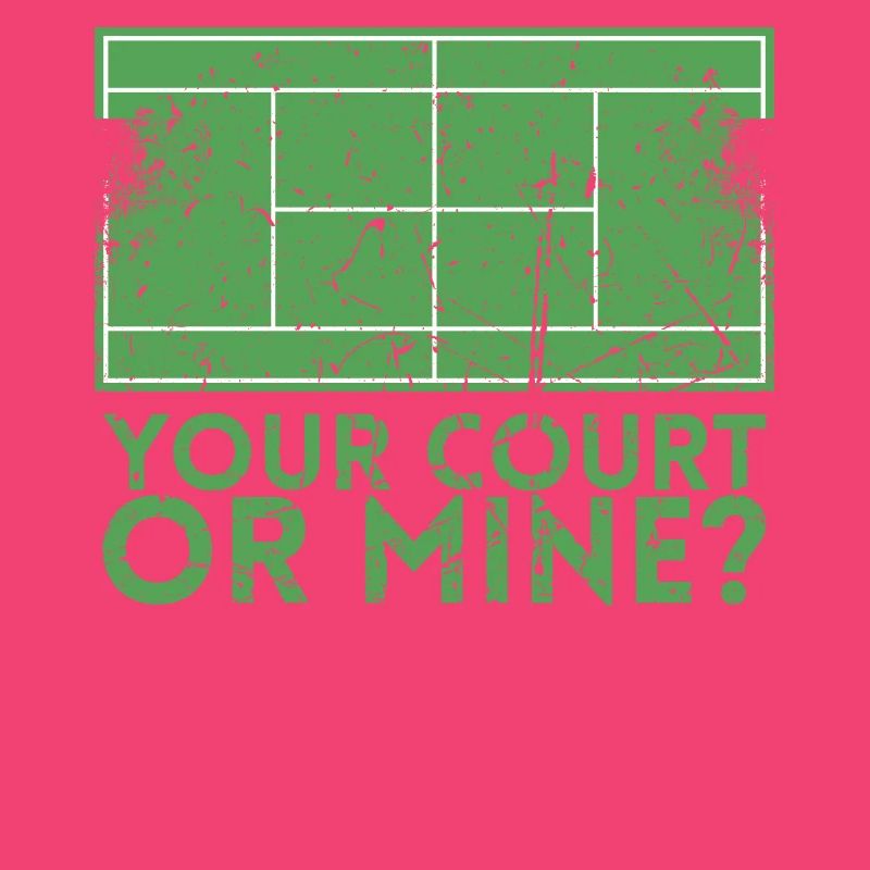 Ihr Platz- Oder Minendesign Für Tennisspieler Oder