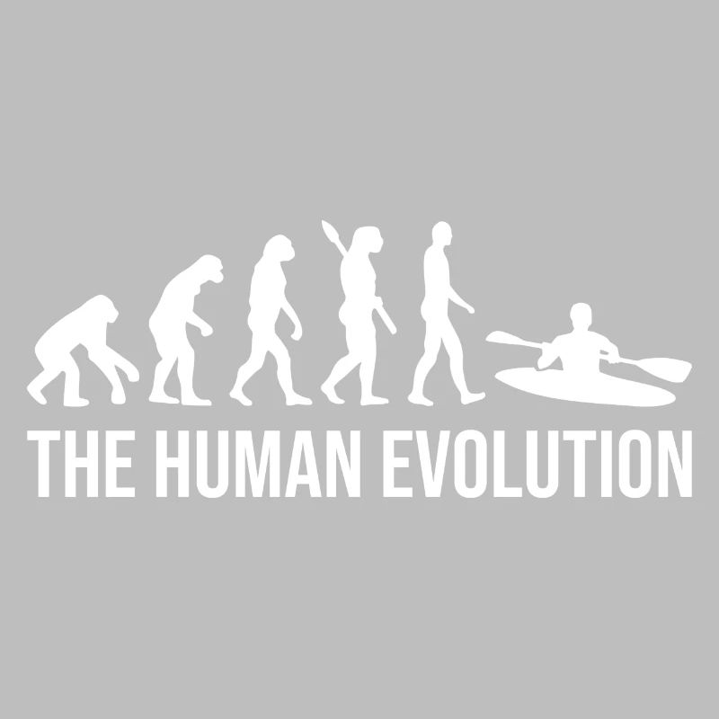 Evolution Graphic Kayaking Canoe Rowing Rower Padd