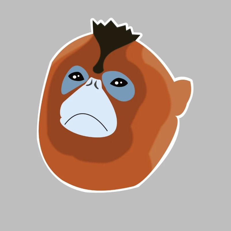 Espèce de singe singe à nez de souche