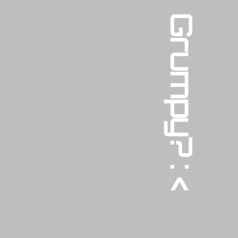 Grumpy 1 white