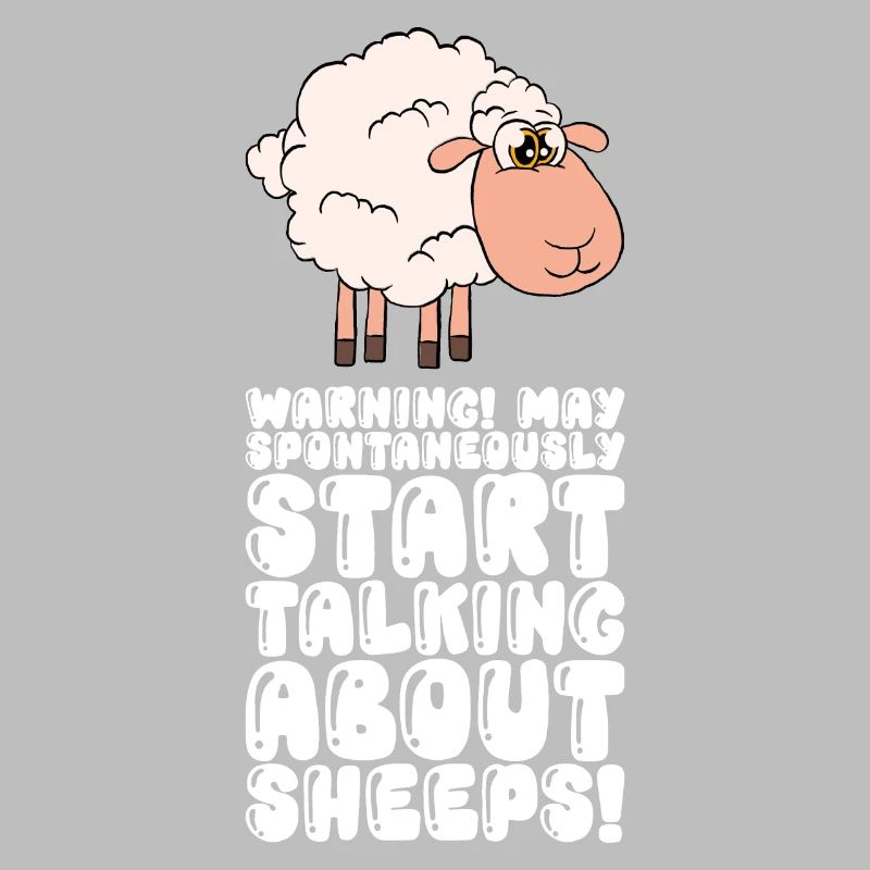 Can spontaneously start talking about sheep