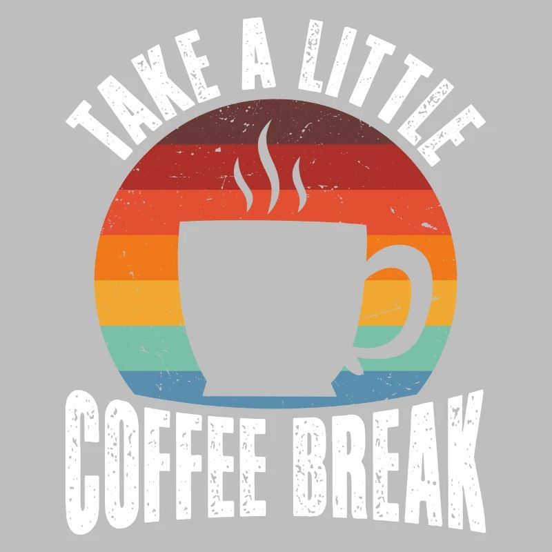 Machen Sie Eine Kleine Kaffeepause Retro