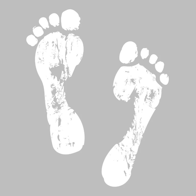 Empreintes de pas dans le sable