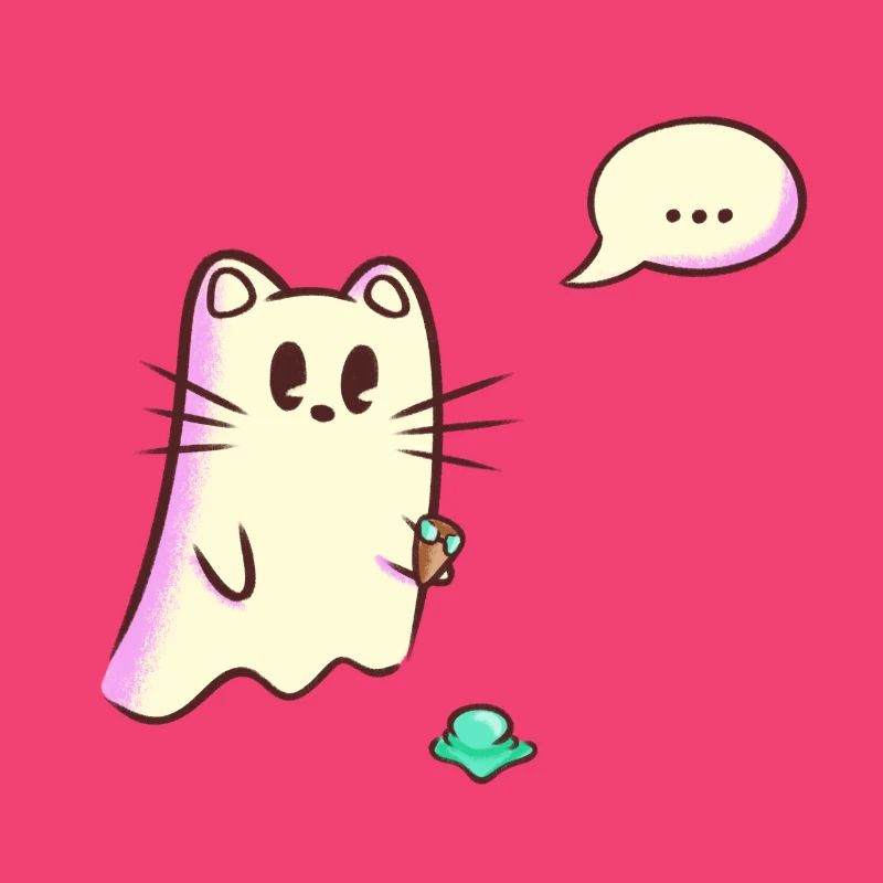 Ghost Cat Drops - Oops