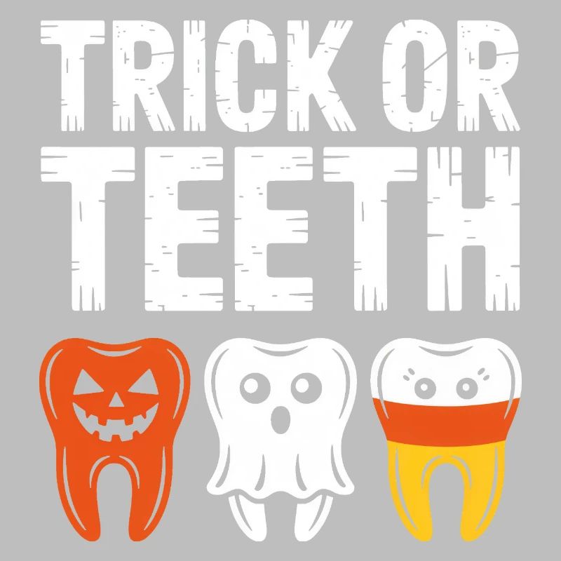 Trick oder Teeth Halloween-Trio